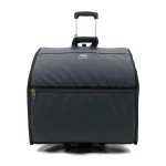 96 Bass Akkordeon Trolley Stefy Line – gepolsterter Gigbag mit Teleskopgriff und Rollen, Vorderansicht