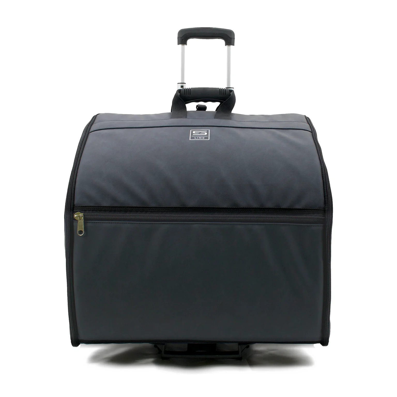 96 Bass Akkordeon Trolley Stefy Line – gepolsterter Gigbag mit Teleskopgriff und Rollen, Vorderansicht