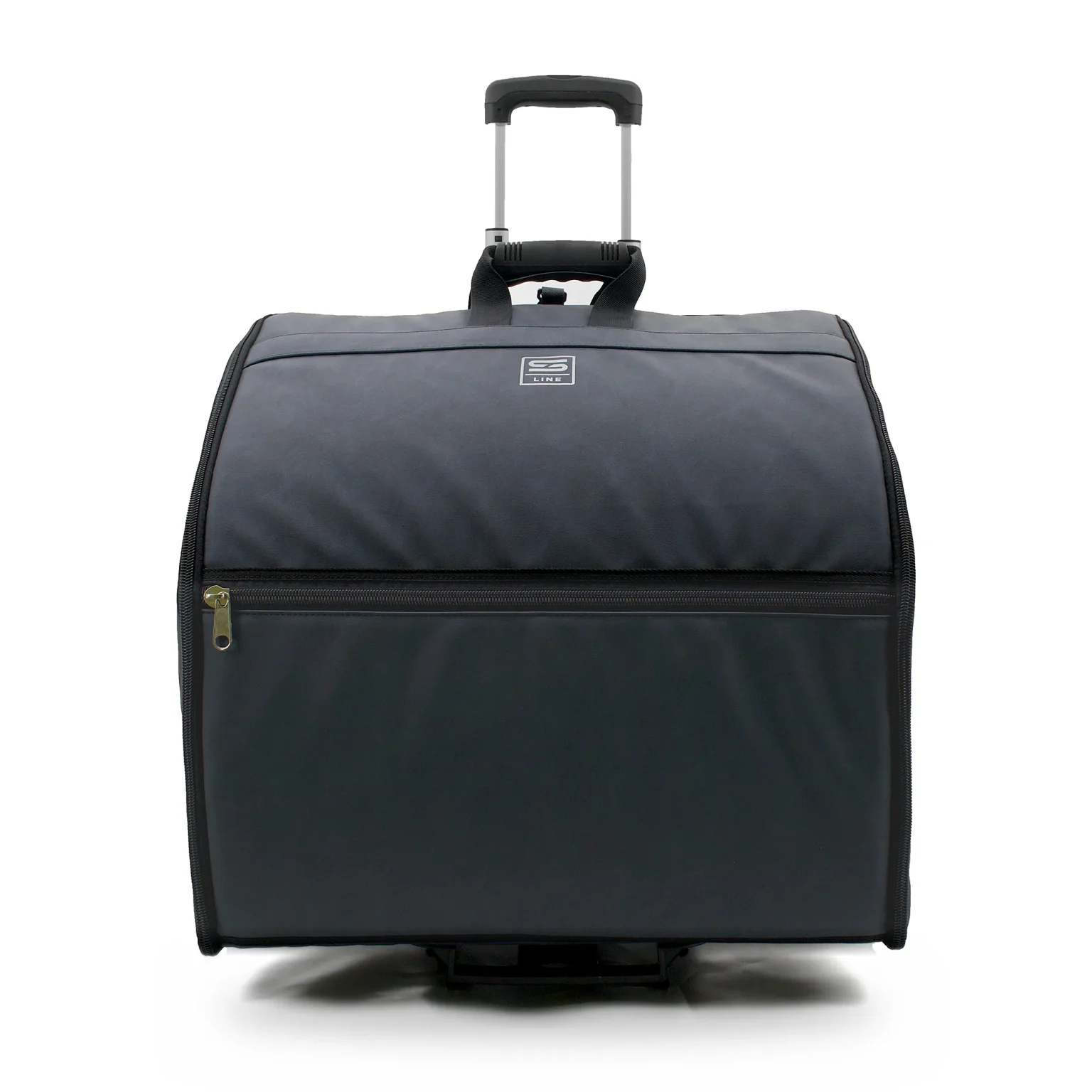 120 Bass Akkordeon Trolley – gepolsterter Gigbag mit Teleskopgriff und Rollen, Vorderansicht