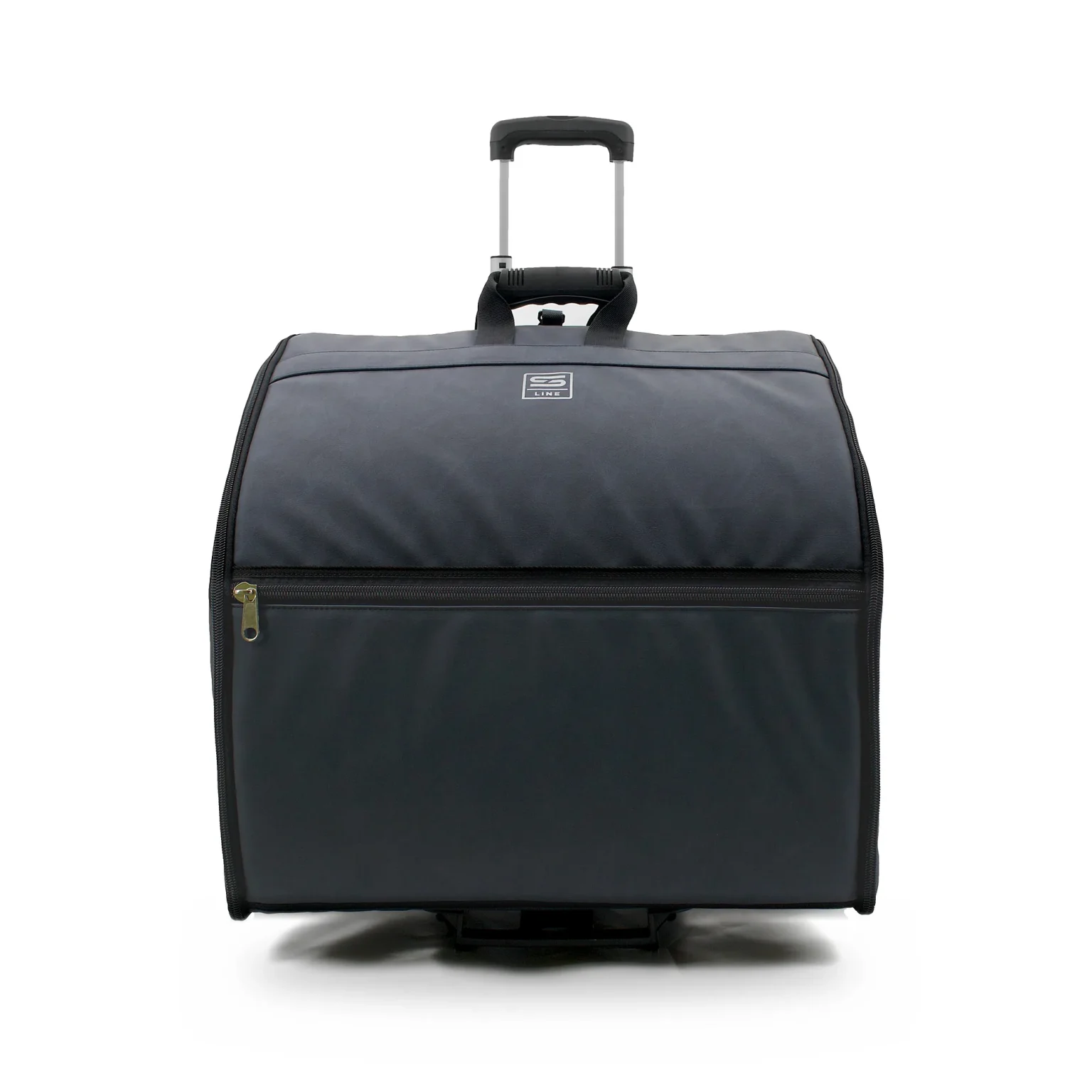 96 Bass Akkordeon Trolley – gepolsterter Gigbag mit Teleskopgriff und Rollen, Vorderansicht
