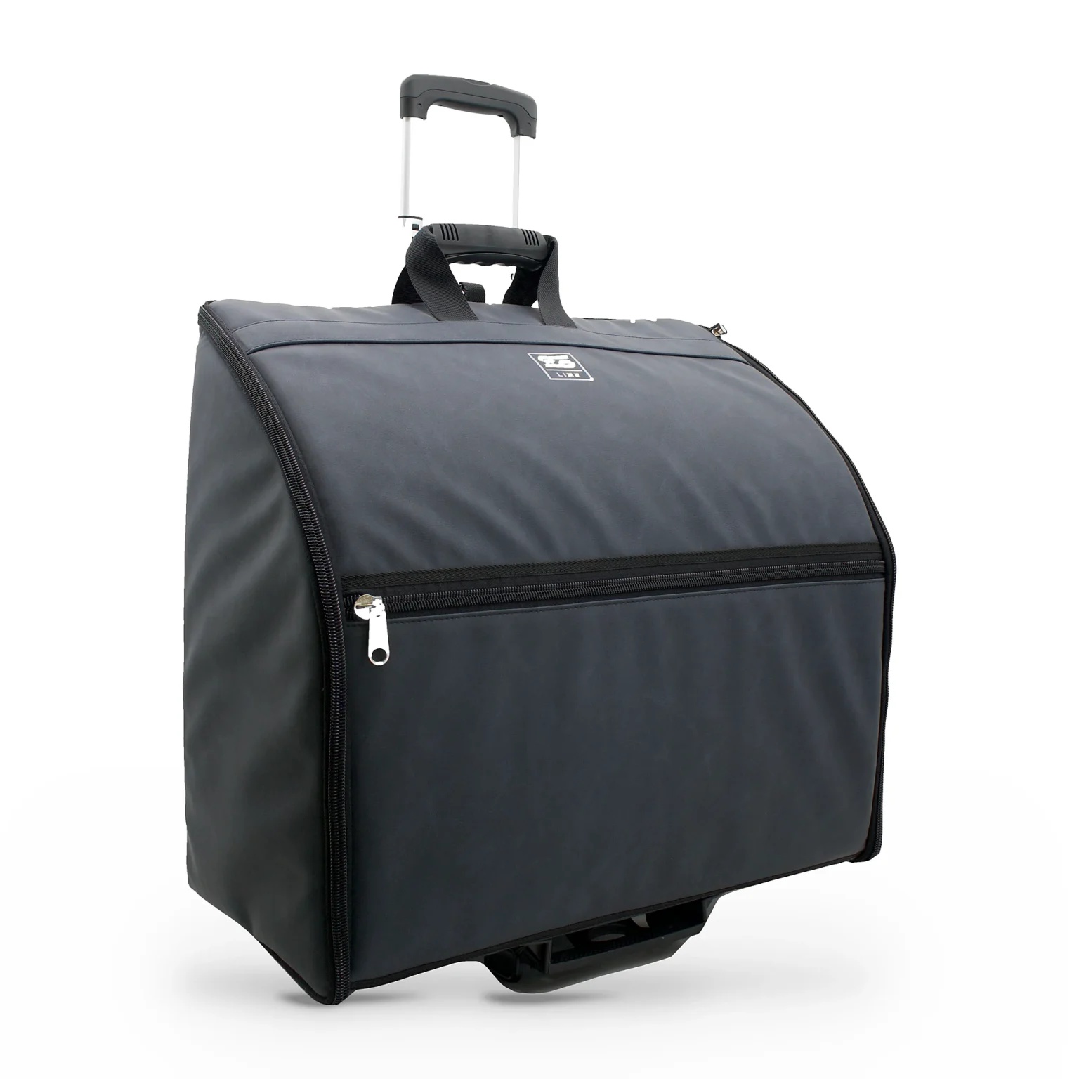 Akkordeon Trolley Stefy Line – gepolsterter Gigbag mit Teleskopgriff und Rollen, SchrägansichtAkkordeon Akkordeon Trolley Schrägansicht – gepolsterter Gigbag mit Teleskopgriff und RollenTrolley Schrägansicht – gepolsterter Gigbag mit Teleskopgriff und Rollen