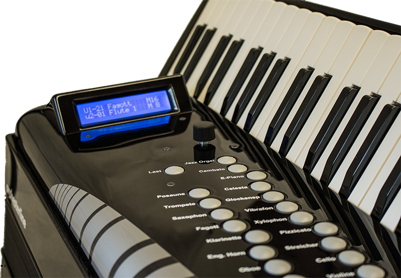HOHNER Electronium 3000 Tastatur Display – Akkordeon Service Center Pforzheim